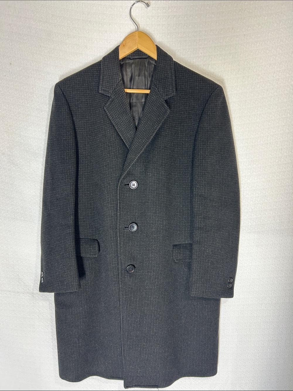 Hart Schaffner Marx Dark Gray Wool Pea Coat
